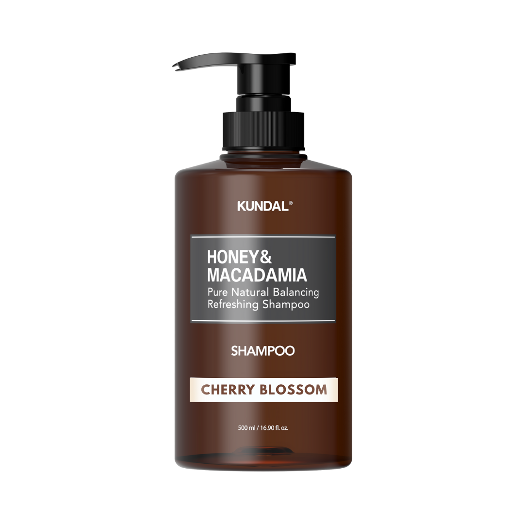 KUNDAL Shampoo - Honey & Macadamia (Cherry Blossom) - 8809568740449