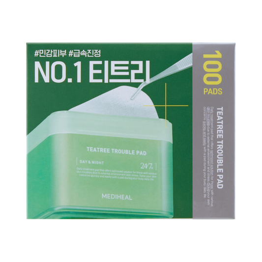 MEDIHEAL Toner Pads - Teatree Trouble Pad - 8809615058671
