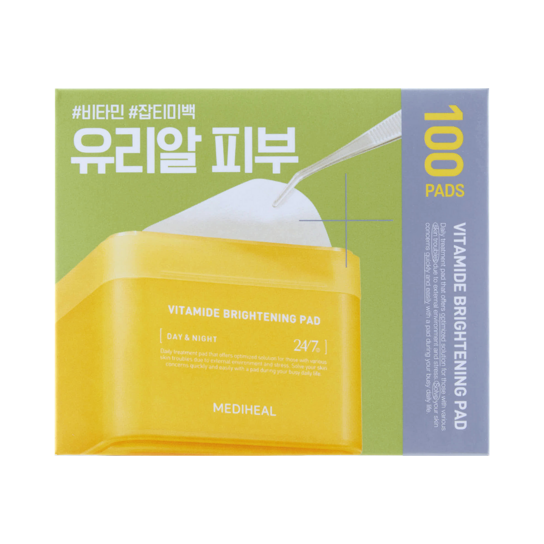 MEDIHEAL Toner Pads - Vitamide Brightening Pad - 8809615059302