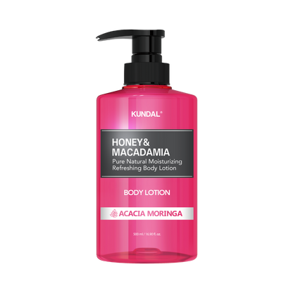KUNDAL Body Lotion - Honey & Macadamia (Acacia Moringa) - 8809568741149