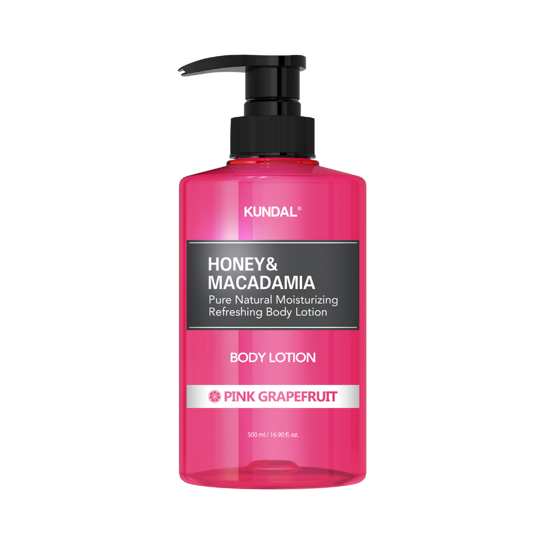 KUNDAL Body Lotion - Honey & Macadamia (Pink Grapefruit) - 8809568740234