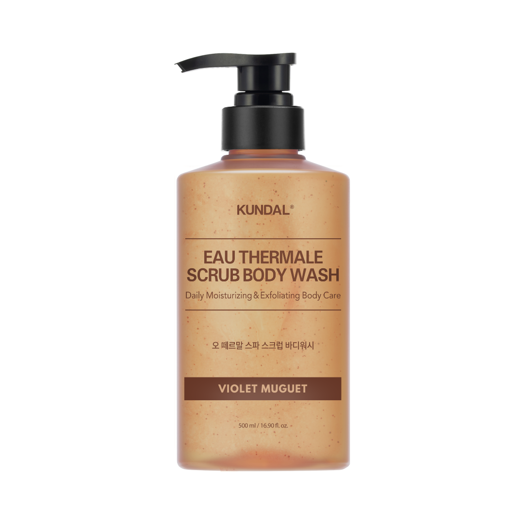KUNDAL Body Wash - Eau Thermale Spa Scrub (Violet Muguet) - 8809809428655