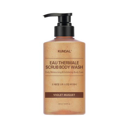 KUNDAL Body Wash - Eau Thermale Spa Scrub (Violet Muguet) - 8809809428655