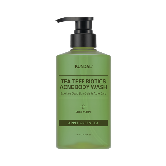 KUNDAL Body Wash - Tea Tree Biotics Acne (Apple Green Tea) - 8809809429829
