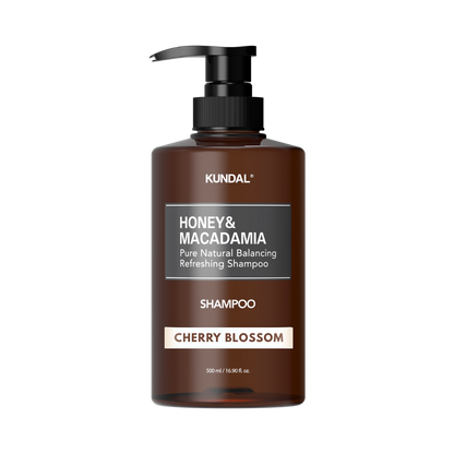 KUNDAL Shampoo - Honey & Macadamia (Cherry Blossom) - 8809568740449