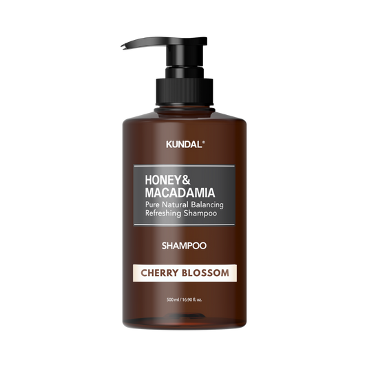 KUNDAL Shampoo - Honey & Macadamia (Cherry Blossom) - 8809568740449