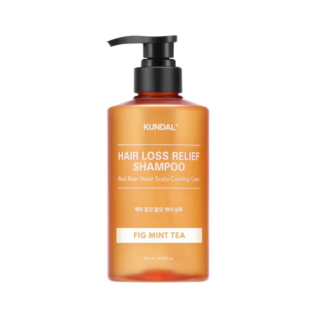 KUNDAL Shampoo - Yeast Hair Loss Relief (Fig Mint Tea) - 8809809429690