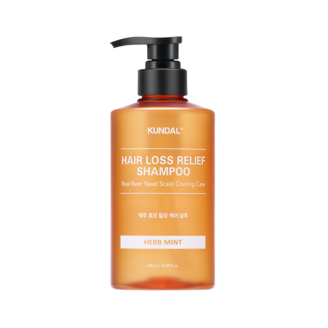KUNDAL Shampoo - Yeast Hair Loss Relief (Herb Mint) - 8809693257379