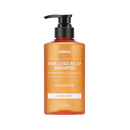 KUNDAL Shampoo - Yeast Hair Loss Relief (Herb Mint) - 8809693257379