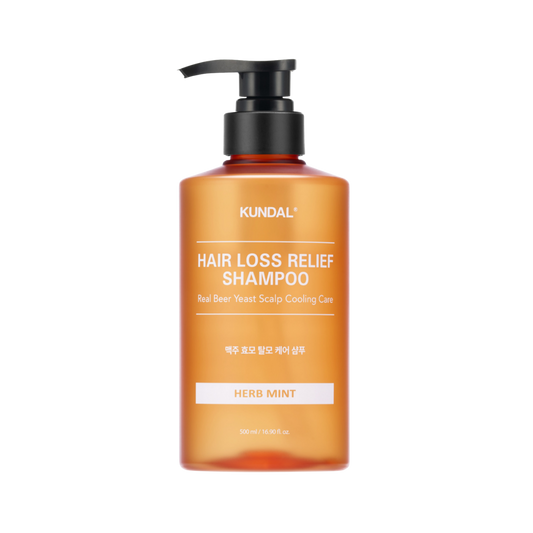 KUNDAL Shampoo - Yeast Hair Loss Relief (Herb Mint) - 8809693257379