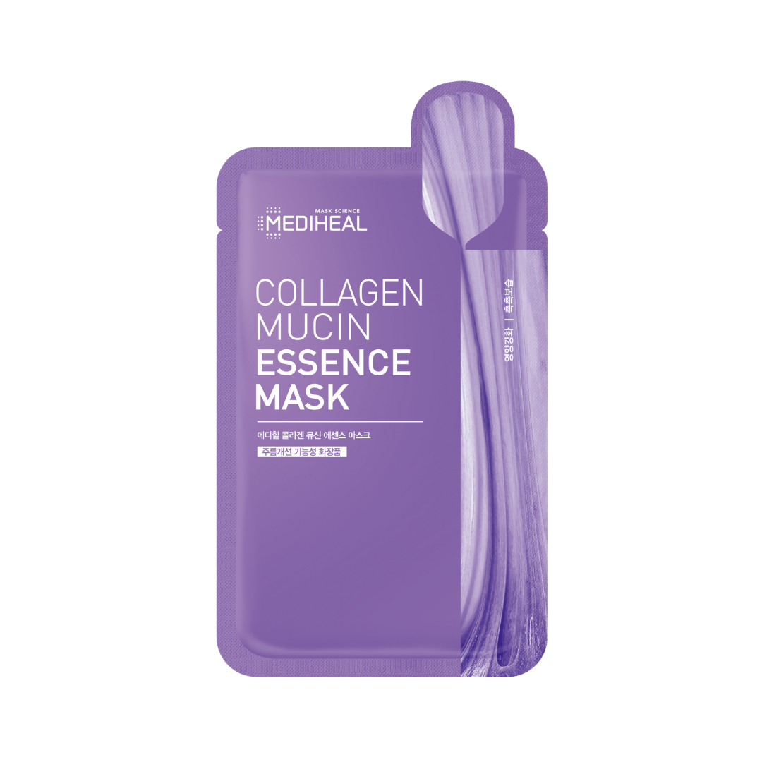 MEDIHEAL Daily Solution Mask - Collagen Mucin Essence Mask - 8809615055915