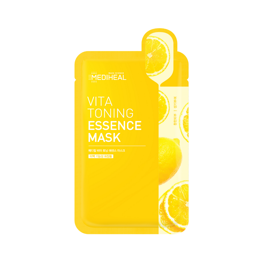 MEDIHEAL Daily Solution Mask - Vita Toning Essence Mask - 8809615055861