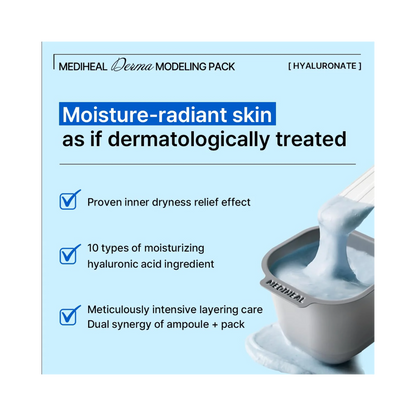 MEDIHEAL Derma Modeling Pack - Hyaluronate Moisture