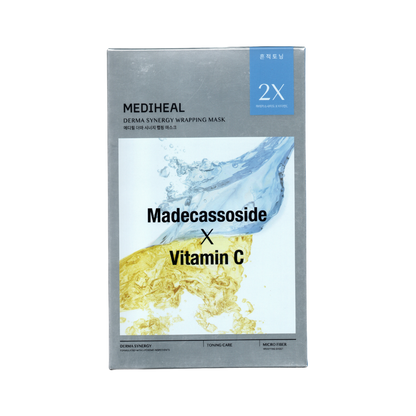 MEDIHEAL Derma Synergy Wrapping Mask - Madecassoside x Vitamin C (Toning Care) - 8809936741085