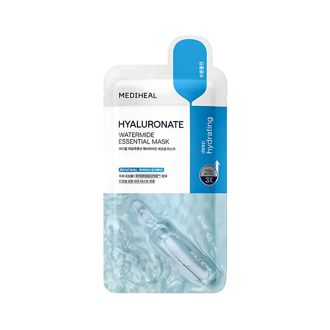 MEDIHEAL Essential Mask - Hyaluronate Watermide (Deep Hydrating) - 8809936742136