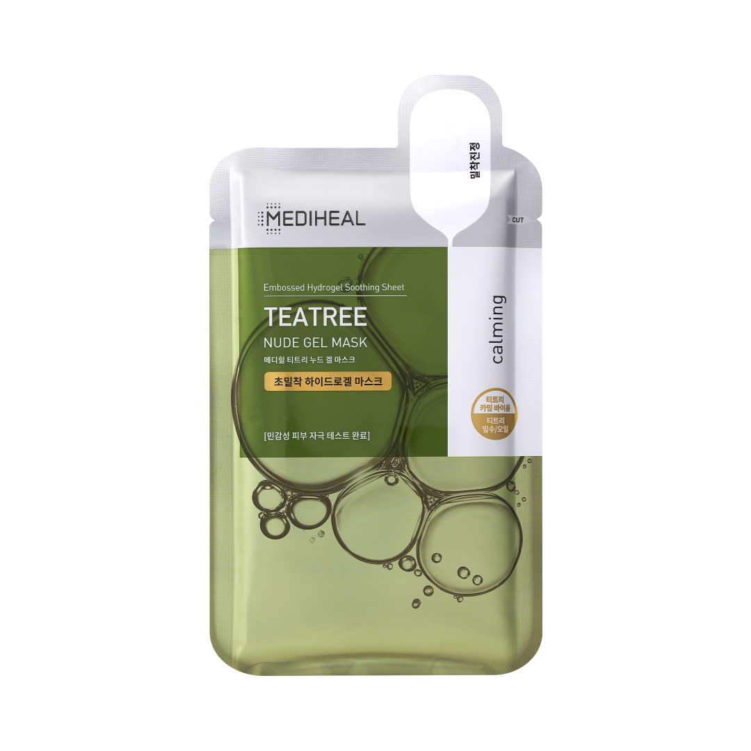 MEDIHEAL Nude Gel Mask - Teatree (Calming) - 8809615058428