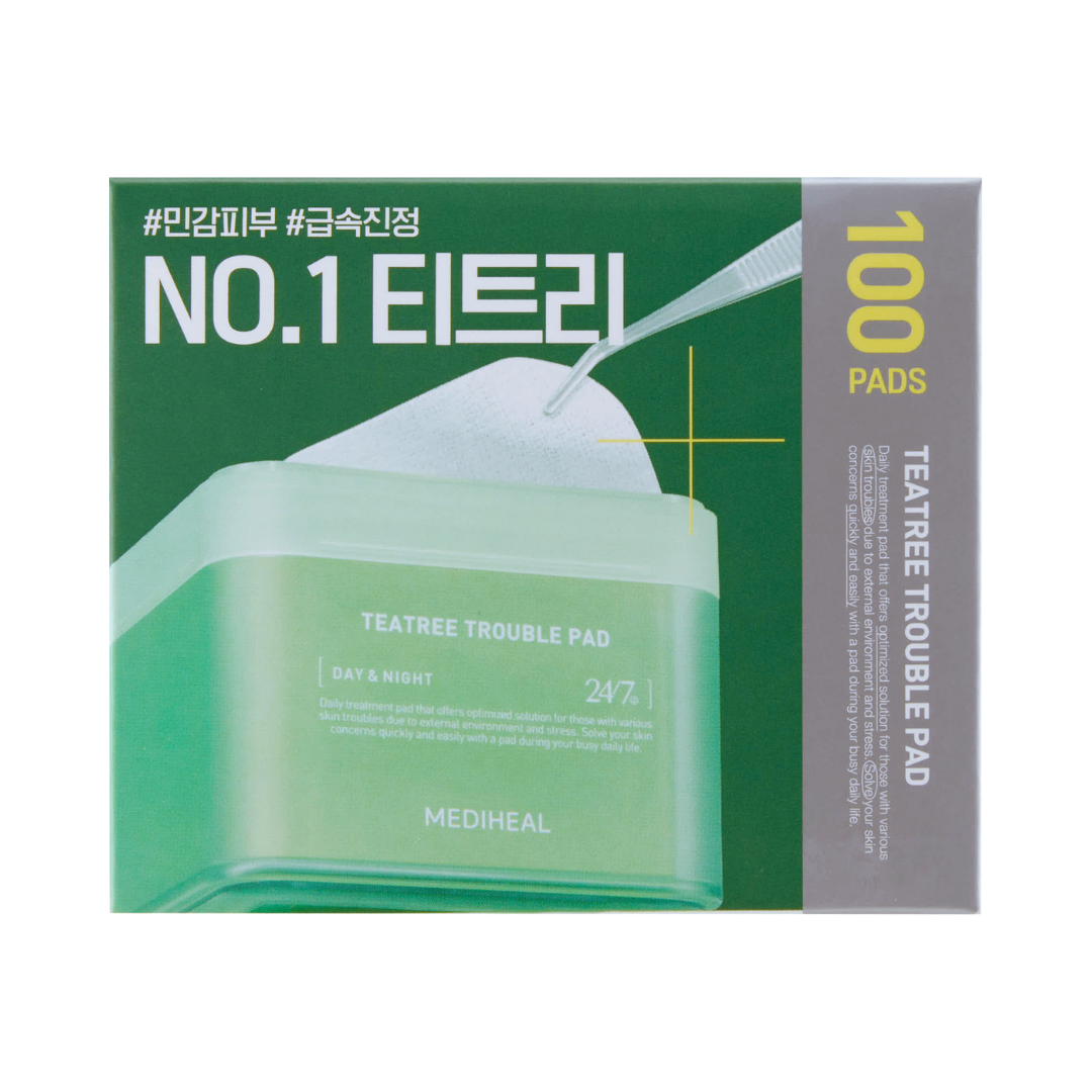 MEDIHEAL Toner Pads - Teatree Trouble Pad - 8809615058671