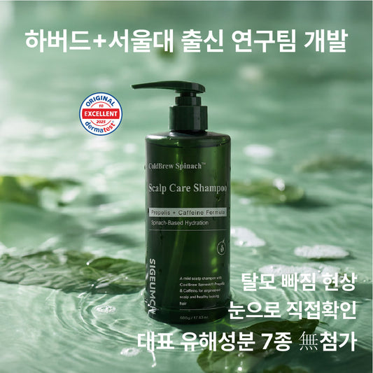 SIGEUMCHI Shampoo - ColdBrew Spinach Scalp Care